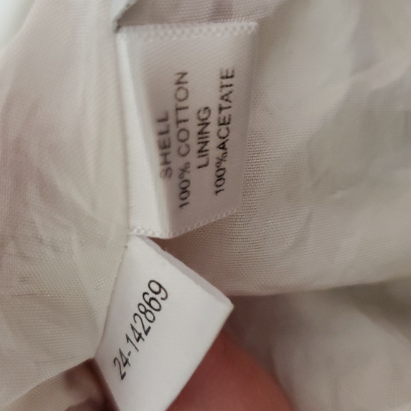 ANN TAYLOR YELLOW FLOWER GREEN LEAVES Dressy Fitted TANK TOP 100% Cotton LINED 6 - Picture 9 of 9